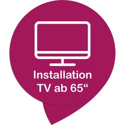 Installazione di TV consumer da 65 pollici