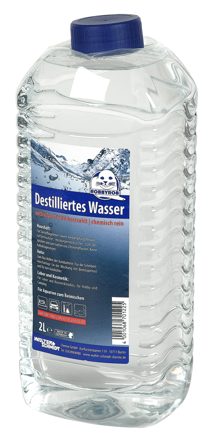 Destilliertes Wasser 1 l Flasche