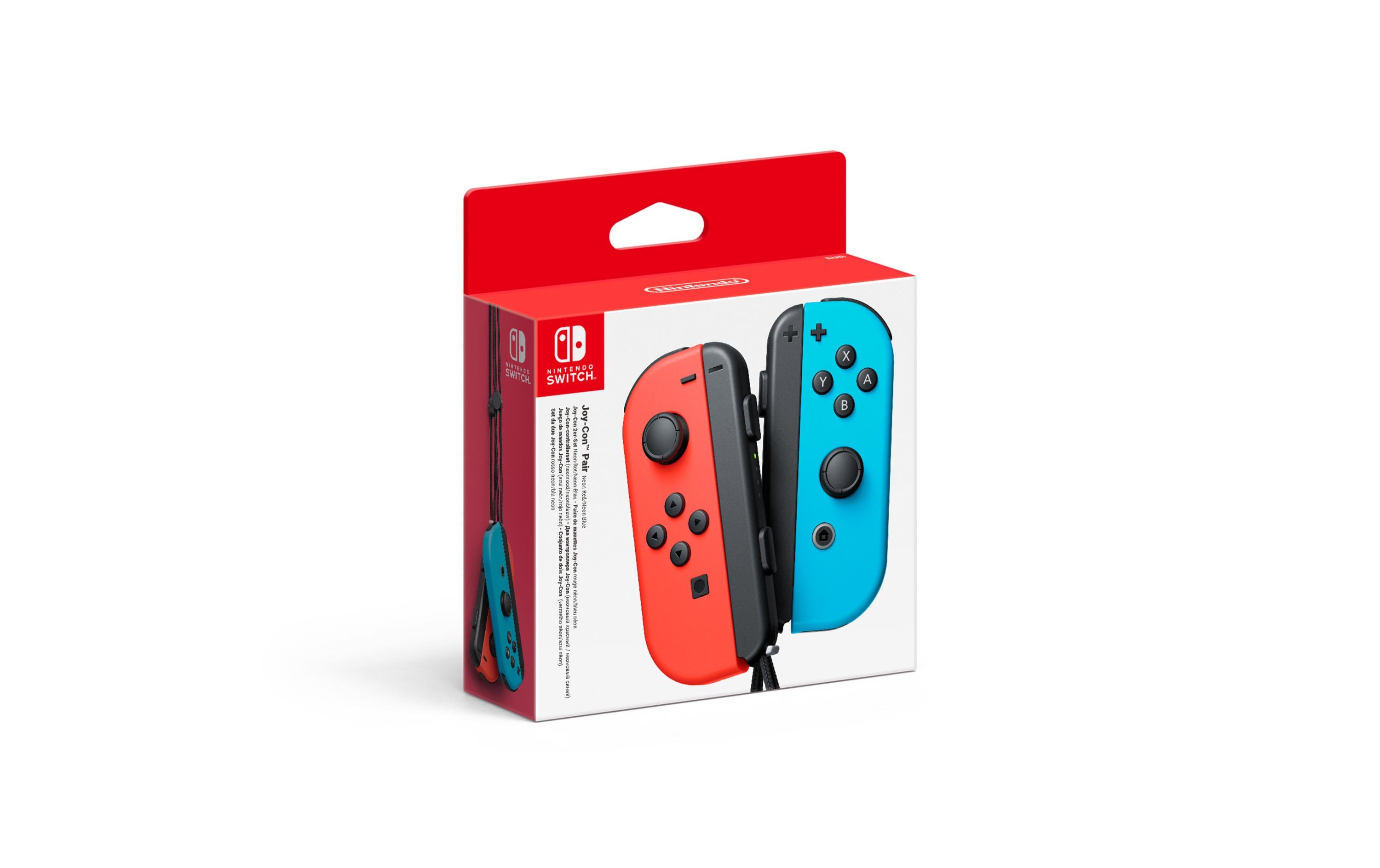 Nintendo switch joy-con set rot/blau - kaufen bei