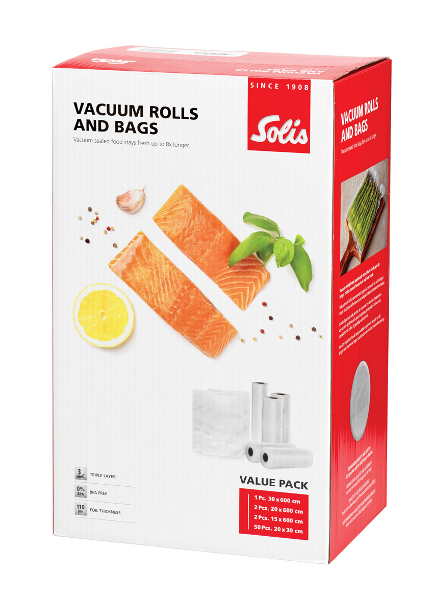 Solis Vacuum Bags - 20 x 30 cm (50 pcs)