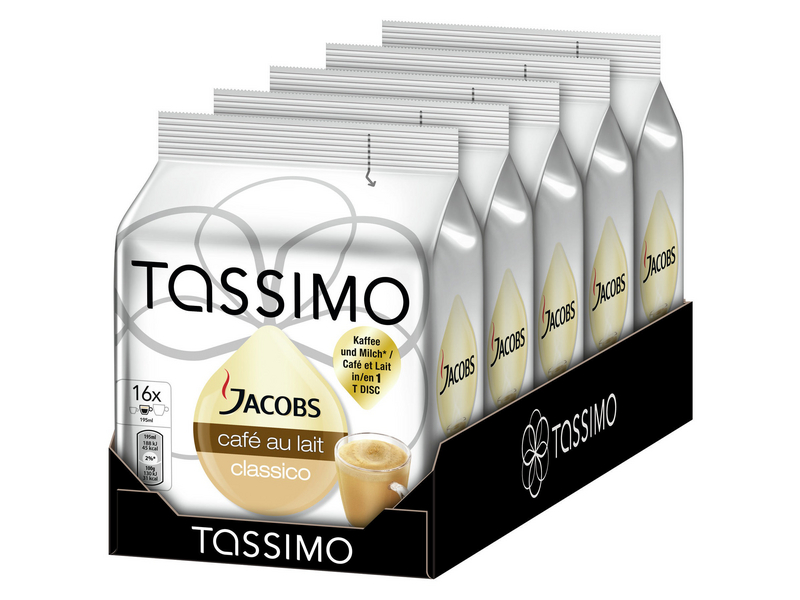 Tassimo Jabobs, Cafe au lait