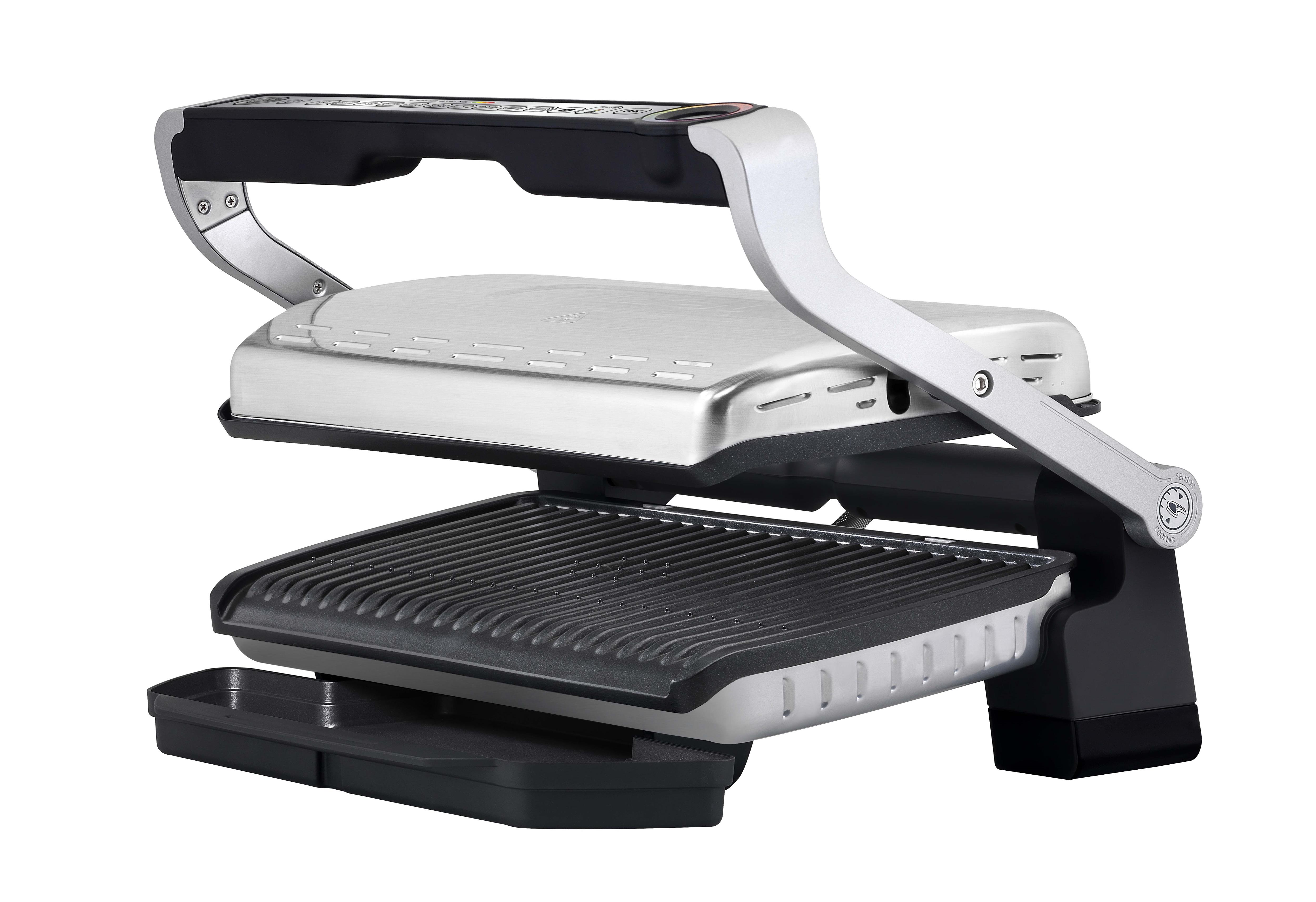 Tefal GC722D Optigrill + XL black stainless steel - Top grill at
