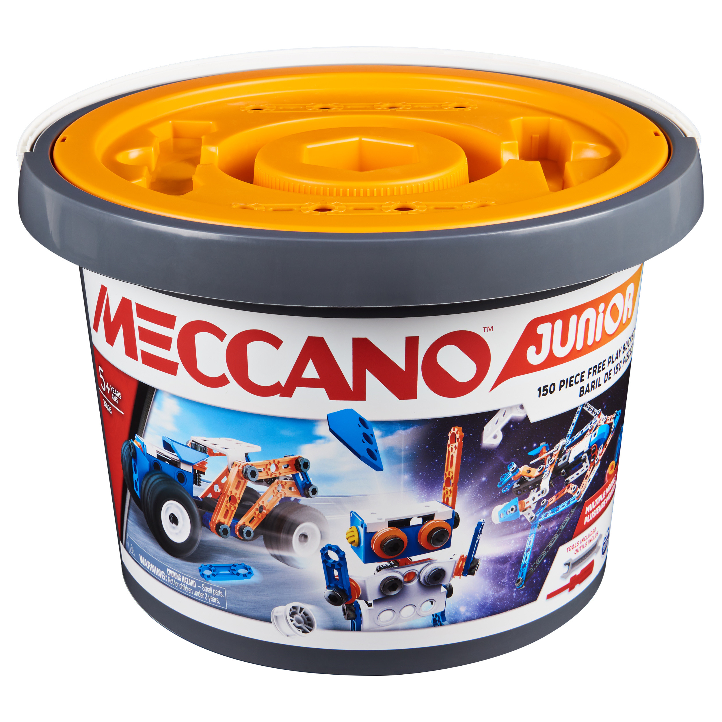 Meccano Junior in a bucket (150 parts)
