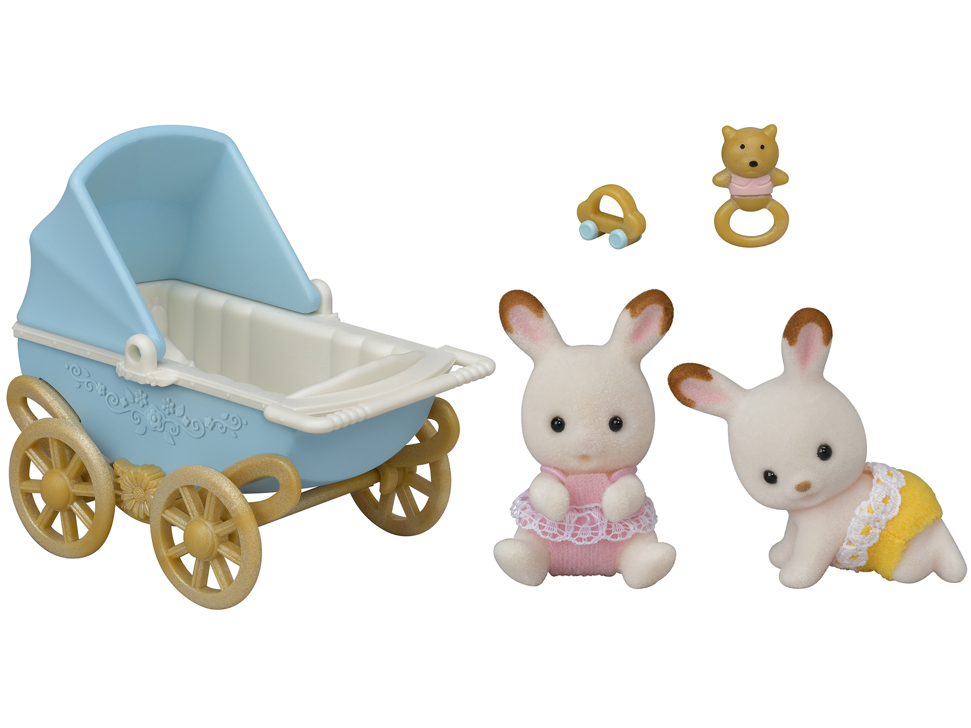 Sylvanian Families® Figurine bébé lapin chocolat 5405