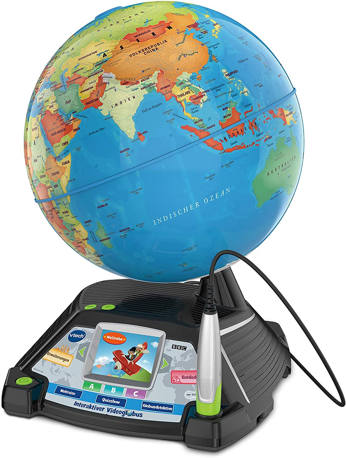 Globe Vidéo Interactif - VTECH - Genius XL - 3 modes de jeu - 600