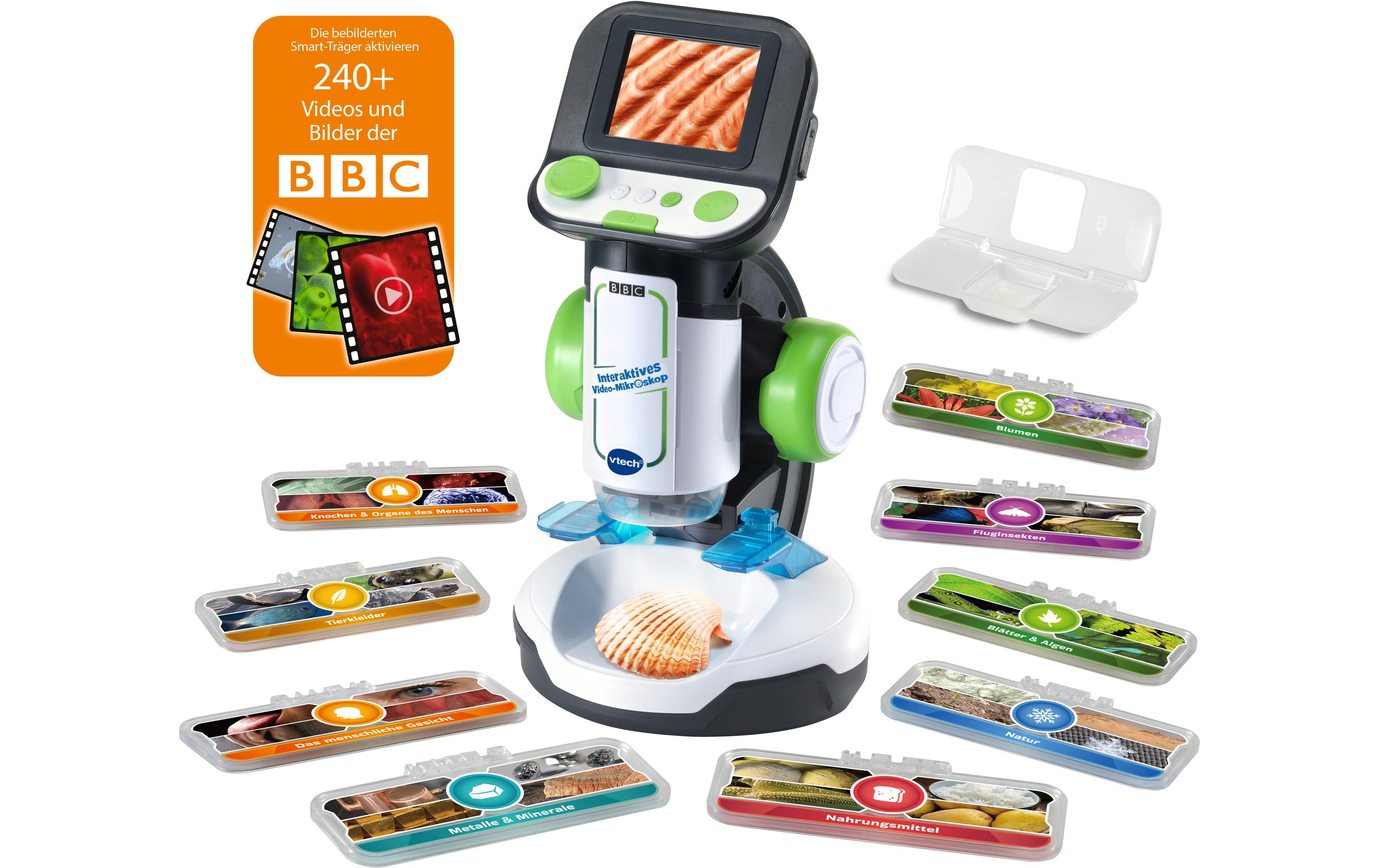 VTech Interactive Video Microscope Spielend Lernen bei Buchmann.ch