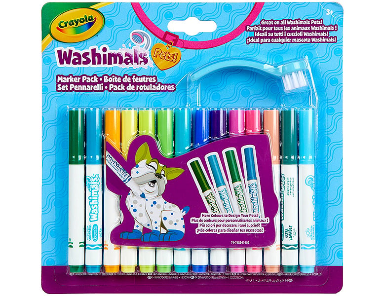 Crayola Washimals Markers (14Pieces)
