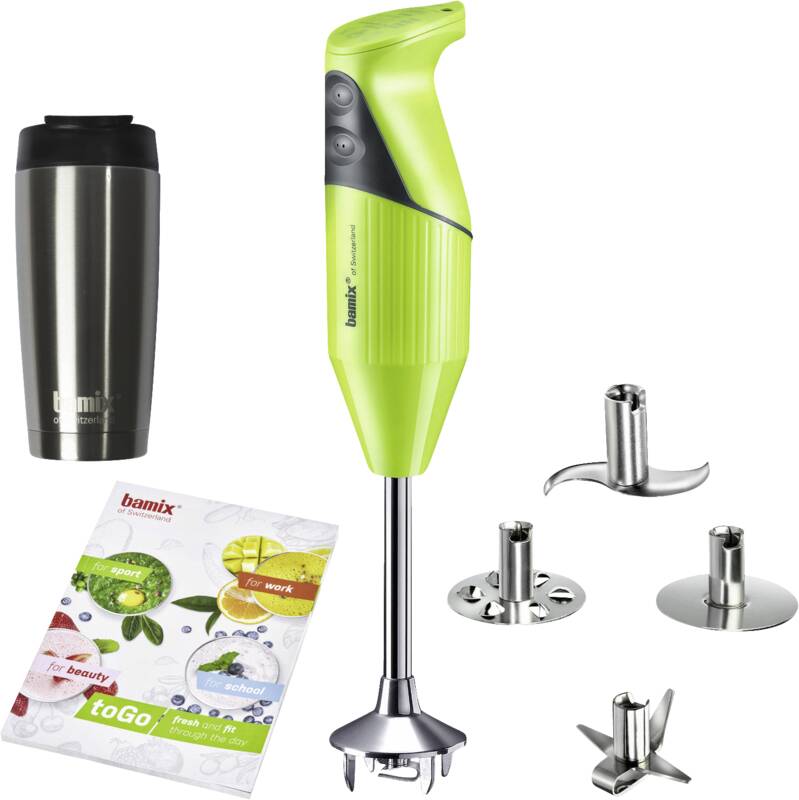 値下【bamix】 M200　2002-6Made in Switzerland BAMIX M200 to Go D Lime: Premium Kitchen Blender at Buchmann.ch