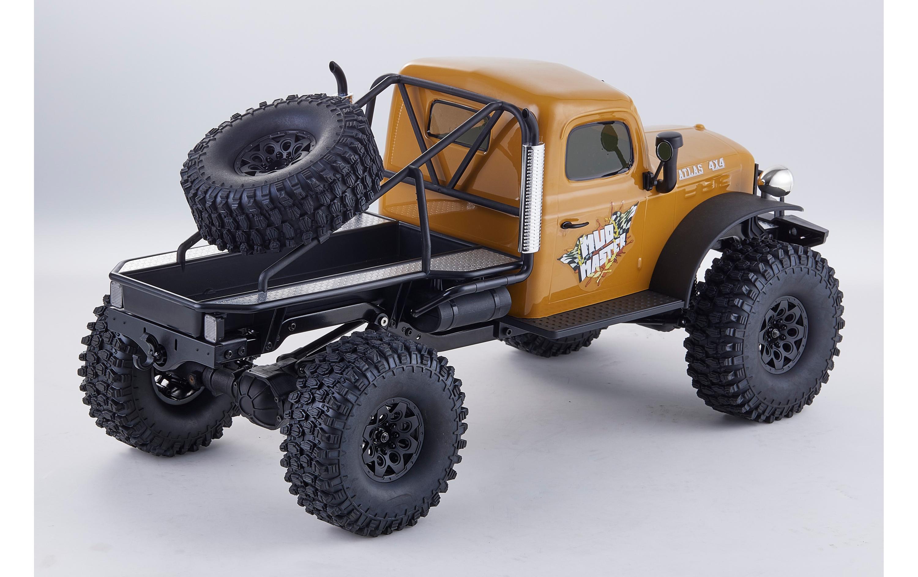 Rochobby Scale Crawler Atlas Mud Master 4WD Yellow, ARTR, 1:10 ...