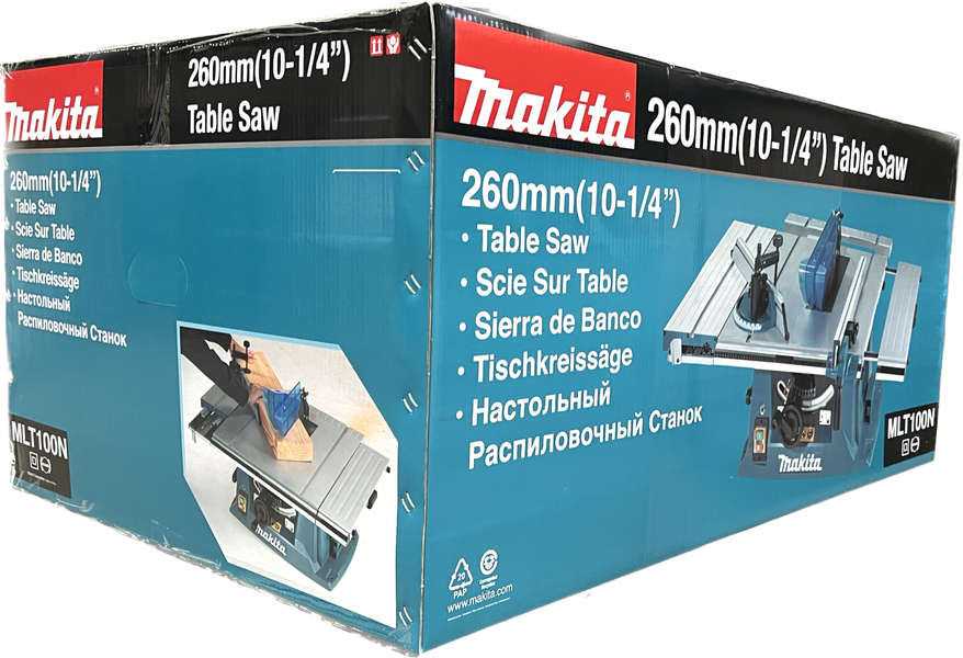 Makita MLT100NX circular table saw 260mm - buy at buchmann.ch