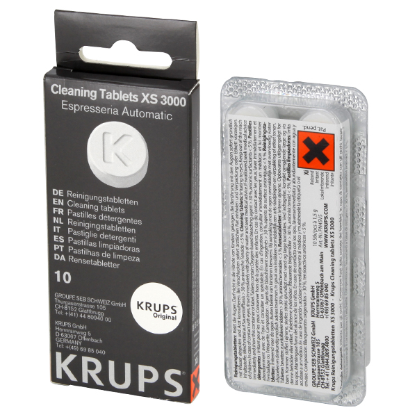 Pastilles de nettoyage Krups XS3000 : Savourer un café sans souci