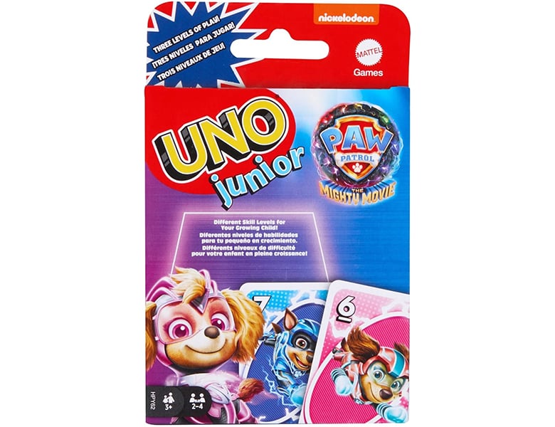 Mattel Games UNO Junior Paw Patrol – Gioco Di Carte Per Bambini 3+ Anni, 3 Livelli Di Difficoltà - 3