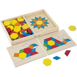 Melissa & Doug Sample blocks and boards (120 pieces)