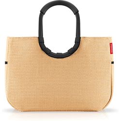 Reisenthel Cesto della spesa loopshopper L Frame Raffia Nero