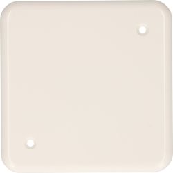 Max Hauri UP blind cover, size 86x86mm, 2 fixings Basico, white