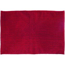 diaqua Tappeto da bagno in ciniglia XMAS rosso