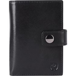 Valenta CardWallet in pelle MagSafe nera