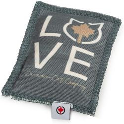 CanadianCat Love cat toy play cushion, dark gray