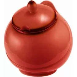 Frilich Boule en porcelaine rouge 3.5L incl. couvercle pour taille L