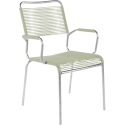 Schaffner Sedia Rigi con braccioli - Zincata a caldo - Verde pastello