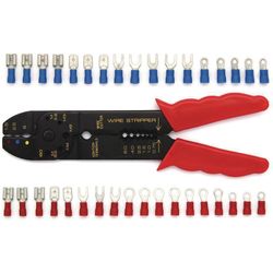 Velleman Crimping pliers with 80 crimp connectors