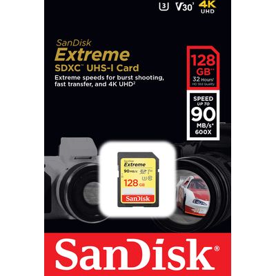 SanDisk Extreme SDXC 128GB UHS-I V30 Bild 5