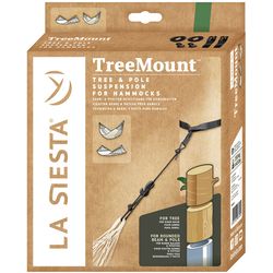La Siesta Fixing-Set TreeMount Black für Hängematten