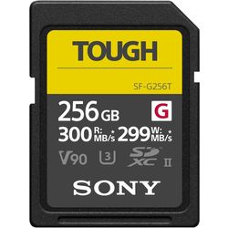 Sony SF-G Tough SDXC UHS-II 256GB 300MBs