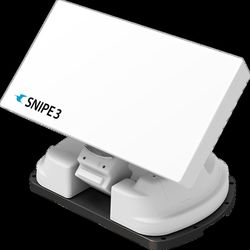 Selfsat SNIPE V3 (Version 3) - White Line - Single - Vollautomatische Satelliten Antenne