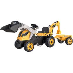 Smoby Tractor Builder Max with trailer