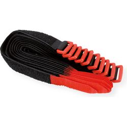 Velcro ® Klettband mit Öse, 25mm, schwarz, 30 cm, 10Stk.