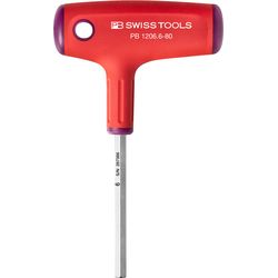 PB Swiss Tools Allen key PB 1206 T-handle size. 6 80mm