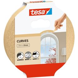 TESA Painter's tape curves, 25 m x 25 mm