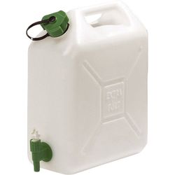 EDA Plastiques water canister Jerrycan 15L 32x16x38cm, stop + tap