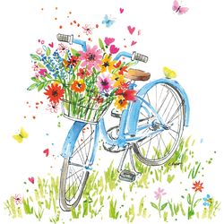 PPD Tovaglioli Ride my Bike 33x33 cm
