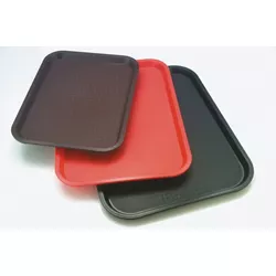 Aps Vassoio per alimenti veloci, circa 35x27 cm, nero
