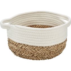 diaqua Cesto portaoggetti Lisha bianco, Sea Grass