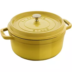 Staub Cocotte rotonda 24 cm 3,7l in ghisa Citron
