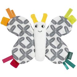 Fehn Crumple Butterfly Teething Toy Multicolored