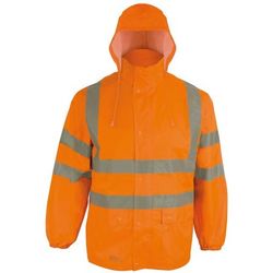 Fortis Rain jacket RJO size L, orange