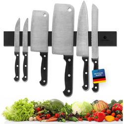 Exitoso Magnetic knife strip Black 40 cm