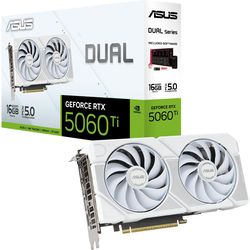 ASUS Graphics Card Dual RTX 5060 Ti 16 GB White