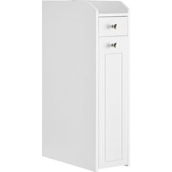 VASAGLE Narrow dresser 18 x 70 cm, White