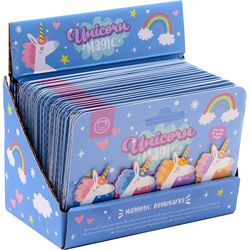 Sombo Magnet. Bookmark set of 4 pcs. Magical unicorn display