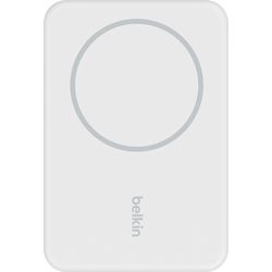 Belkin Magnetic Wireless Powerbank with Stand (5`000mAh) - white