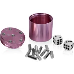 BestSaller SUPER SIX &quot;Travel&quot; Alu, Roségold Premium, 5+Ø5cm, Reisespiel
