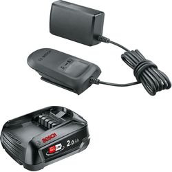 Bosch Set di batterie 18 V, 2Ah+AL18 V-20