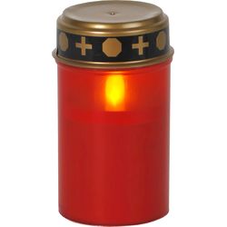 Schönenberger Grablicht LED rot 7x12cm ohne Batterien (2xAA)