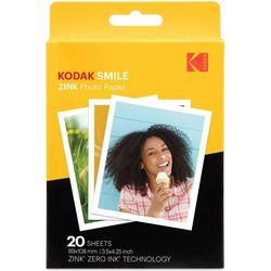 Kodak Sofortbildfilm Zink 3x4 Zu Smile Classic  20er Pack