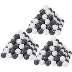 knorrtoys Ball set 300 pieces, grey-cream